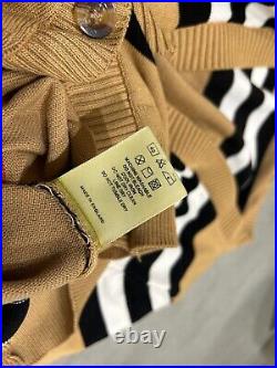 Burberry Cardigan Sweater Women's Size M Nova Check