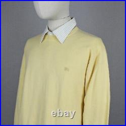 Burberry London Sweater Jumper Yellow Size 6 M