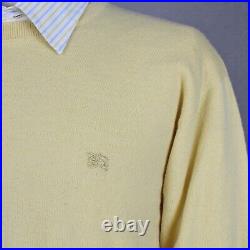 Burberry London Sweater Jumper Yellow Size 6 M