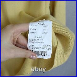 Burberry London Sweater Jumper Yellow Size 6 M