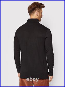 CAT Workwear Golf Sweater Men's Black Casual Lifestyle Turtleneck Top