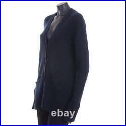 CELINE by Phoebe Philo 1440$ New Blue Cardigan In Fine Lightweight Cashmere