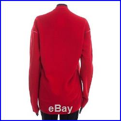 CELINE by Phoebe Philo 940$ Authentic New Crew Neck Sweater In Seamless Red Wool