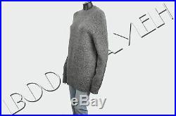 CELINE by Phoebe Philo 999$ New Crew Neck Sweater In Gray Alpaca sz M