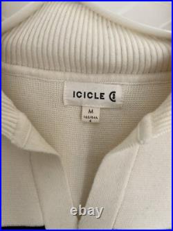 CICILE Women sweater Black striped long sleeve Size M High Quality