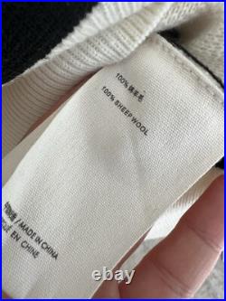 CICILE Women sweater Black striped long sleeve Size M High Quality