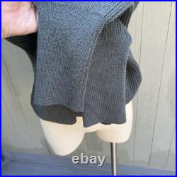 CLOSED Alpaca Blend Jumper Sweater Green Womens Medium Stand Up Mock Neck Collar