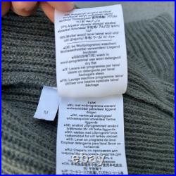 CLOSED Alpaca Blend Jumper Sweater Green Womens Medium Stand Up Mock Neck Collar