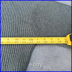 CLOSED Alpaca Blend Jumper Sweater Green Womens Medium Stand Up Mock Neck Collar