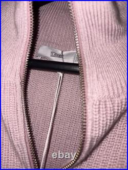 CLOSED Brand Pink Zipper Jumper Sweater Medium