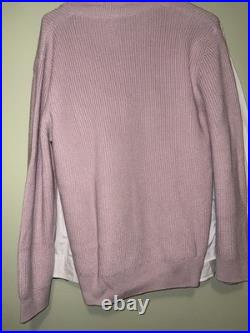 CLOSED Brand Pink Zipper Jumper Sweater Medium