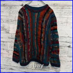 COOGI 3D Multicolor Knit Sweater