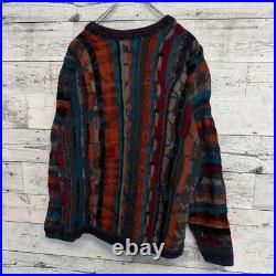 COOGI 3D Multicolor Knit Sweater