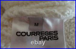 COURREGES Paris Luisaviaroma Winter White Sweater Size M NWT