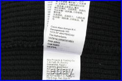 Calvin Klein Mens Hoodie Sweater Knit Pullover M Black Logo Zipless Calvin Klein Mens Hoodie Sweater Knit Pullover M Black Logo Zipless