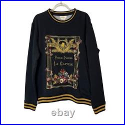 Camilla Hotel Boheme Jumper Size Medium Pull Over Sweater M Cotton Black