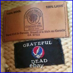 Canadian Sweater Dead Bear Limited Cowichan Sweater Grateful Dead Rare Fedex