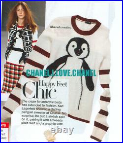 Chanel 07a Most Wanted CC Penguin Pullover Sweater, 36, Collector's Piece