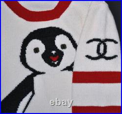Chanel 07a Most Wanted CC Penguin Pullover Sweater, 36, Collector's Piece