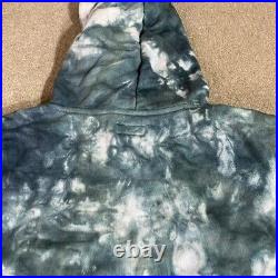 Chinatown Market Jumper Mens Medium Blue Tiedye Peace On Earth Hoodie Sweater