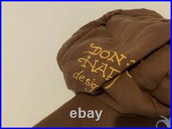 Christian Audigier & Ed Hardy New York Sweater Hoodie Zip up brown Vintage