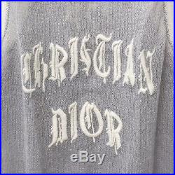 Christian Dior John Galliano Vintage RTW Runway SS Logo 1947 Sweater Vest 8 10 M