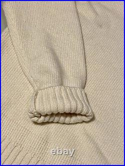 Christian Dior Wool Knitted Jumper/sweater Beige/ Off White, Size Medium