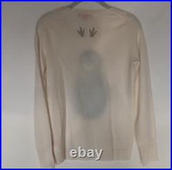 Christopher Fischer 100% cashmere penguin sweater M