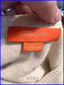 Christopher Fischer 100% cashmere penguin sweater M