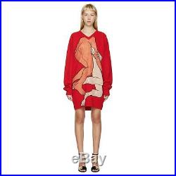 Christopher Kane Sweater Dress Red'Lovers Lace', M