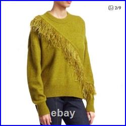 Cinq a Sept Merritt ostrich feather wool sweater