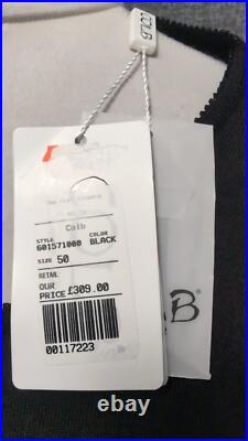 Colb Italy Knitted Cardigan Black UK M /12 EU 50 RRP £309 LN141 WW 13