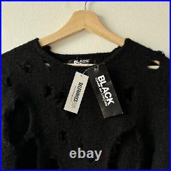 Comme Des Garçons 100% wool black sweater BRAND NEW with tags