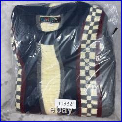 Coogi Australia Sweater Knitwear Striped Patterned Pullover Sweater Medium READ