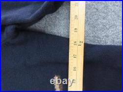 Cremieux Sweater Mens Medium Blue Merino Wool Dog Graphic Crewneck Knit Pullover