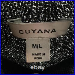 Cuyana Sweater Womens M L Medium Large Baby Alpaca Oversized Turtleneck Sweater