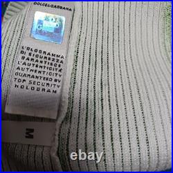 D&G Dolce & Gabbana Sweater Jumper Green Grass Medium Art Vtg 2006