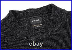 DIESEL Alpaca Clash Knit Sweater Size S-M(K-158755)