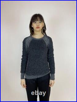 DIESEL Wool sweater washed grey cozy jumper Womens size M