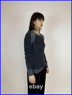 DIESEL Wool sweater washed grey cozy jumper Womens size M