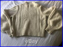 DOEN TREE OF LIFE Rare Baby Alpaca Sweater- Medium- DÔEN