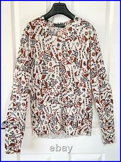 DOLCE & GABBANA D&G Playing Cards Cashmere Sweater Jumper IT 48 UK US 38 MEDIUM