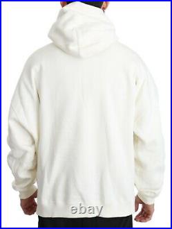 DOLCE & GABBANA Sweater DG Crystal Heart Oversized Hooded IT48/ US38/M RRP $1600