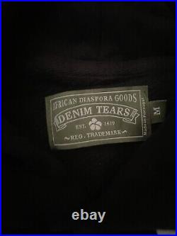 Denim Tears Cotton Wreath Hooded Sweatshirt Black