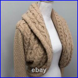 Diane Von Furstenberg Harville Cardigan Sweater Jumper Womens Medium Camel Beige Diane Von Furstenberg Harville Cardigan Sweater Jumper Womens Medium Camel Beige