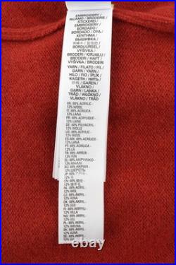 Diesel K-Boston Men's Sweater XL Red Sweater Wool Cashmere Knitted RRP 250 Diesel K-Boston Men's Sweater XL Red Sweater Wool Cashmere Knitted RRP 250