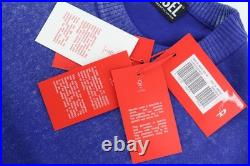 Diesel K-Larence Sweater Men M Washed Blue Sweater Crew Neck RRP 225