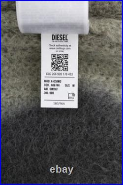 Diesel K-Osimo Men's Sweater M Mohair Wool Blend Knitted UVP 350 Gray Diesel K-Osimo Men's Sweater M Mohair Wool Blend Knitted UVP 350 Gray