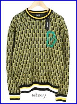 Diesel K-Toledo Men's Sweater L Round Neck Knitted Pattern RRP 160