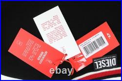 Diesel K-Yonkers Sweater Men M Black Sweater Crew Neck Tight-Knit RRP 175